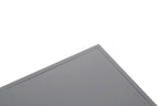 Grey Metal Coffee Table with Mesh Shelf