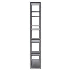 Black Metal Multi Tier Shelf Unit