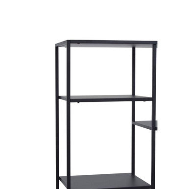 Black Metal Multi Tier Shelf Unit