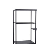 Black Metal Multi Tier Shelf Unit