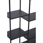 Black Metal Multi Tier Shelf Unit