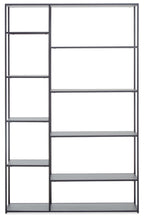 Grey Metal Multi Tier Shelf Unit