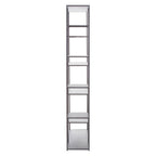 Grey Metal Multi Tier Shelf Unit