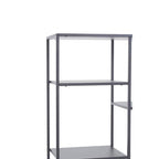 Grey Metal Multi Tier Shelf Unit