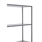 Grey Metal Multi Tier Shelf Unit