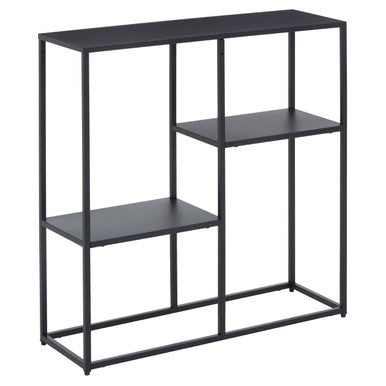 Black Metal Three Tier Shelf Unit
