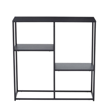 Black Metal Three Tier Shelf Unit