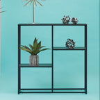 Black Metal Three Tier Shelf Unit