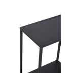 Black Metal Three Tier Shelf Unit