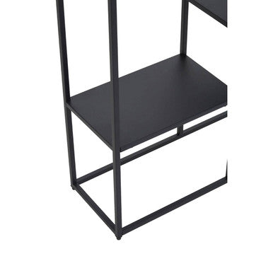 Black Metal Three Tier Shelf Unit