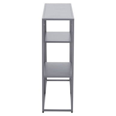 Grey Metal Three Tier Shelf Unit