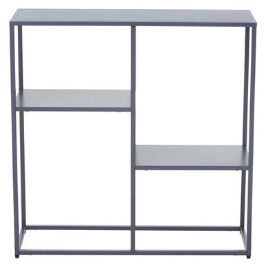 Grey Metal Three Tier Shelf Unit