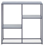 Grey Metal Three Tier Shelf Unit