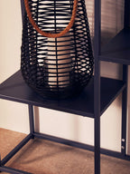 Grey Metal Three Tier Shelf Unit