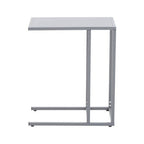 Grey Metal C Shape Side Table