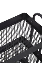 Black Metal Three Tier Trolley