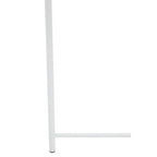 White Metal Round Side Table