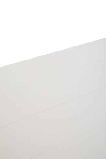 White Wooden 2 Tier Bookshelf with Cross Detail