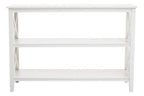 Two Shelf Large White Bookcase