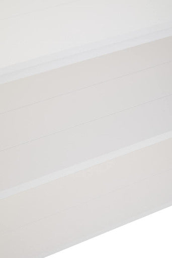 Two Shelf Large White Bookcase