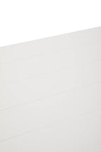 White Wooden Coffee Table with Lower Shelf
