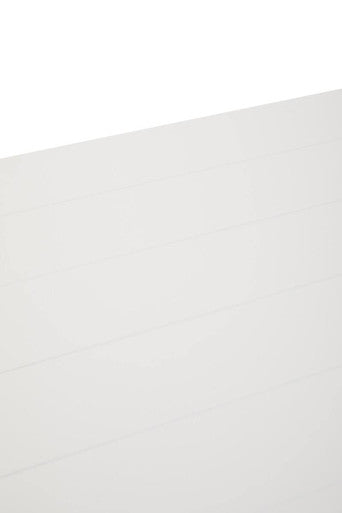 White Wooden Coffee Table with Lower Shelf