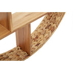 Water Hyacinth and Metal Wall Shelf