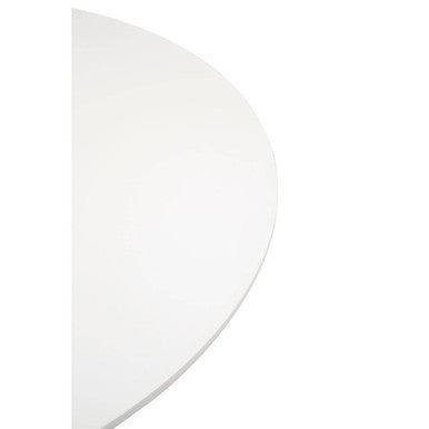 White Small Round Dining Table