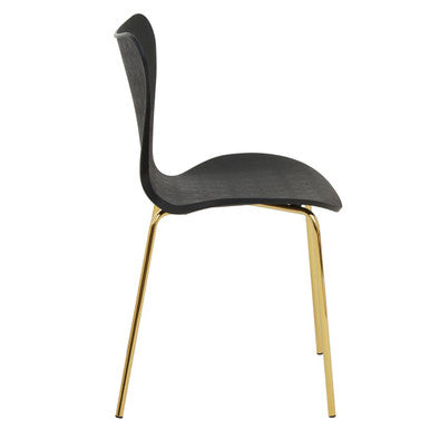 Dining Chair with Black Seat