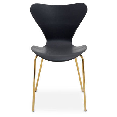 Dining Chair with Black Seat