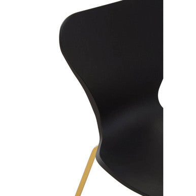 Dining Chair with Black Seat
