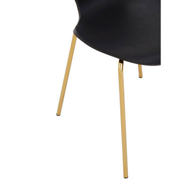 Dining Chair with Black Seat