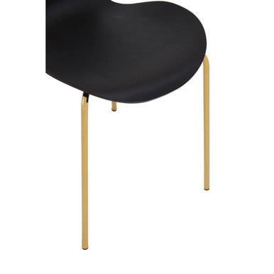 Dining Chair with Black Seat