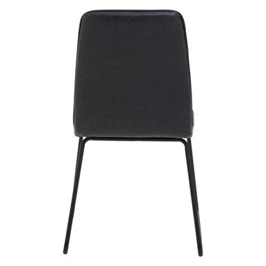 Black Leather Effect Chair