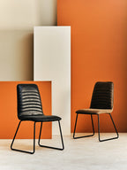 Black Leather Effect Chair