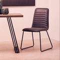 Black Leather Effect Chair