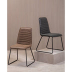 Black Leather Effect Chair