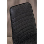Black Leather Effect Chair