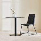Black Leather Effect Chair