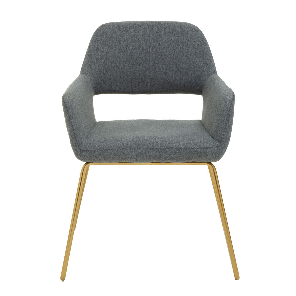 Grey and Gold Dining Chair