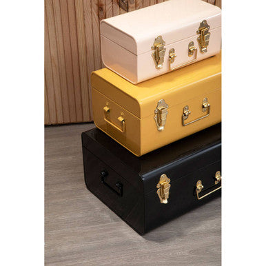 Set of Three Assorted Storage Trunks