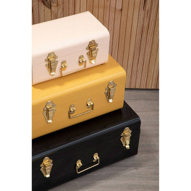 Set of Three Assorted Storage Trunks