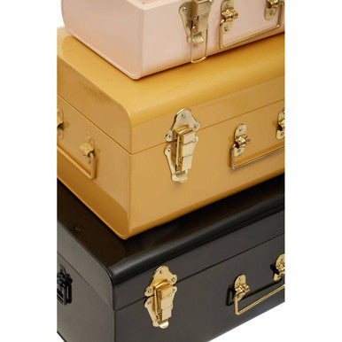 Set of Three Assorted Storage Trunks