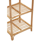 3 Tier Natural Rattan Shelf Unit