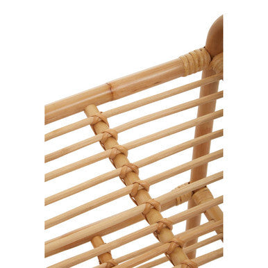 3 Tier Natural Rattan Shelf Unit