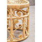 Natural Rattan Set of 2 Tables