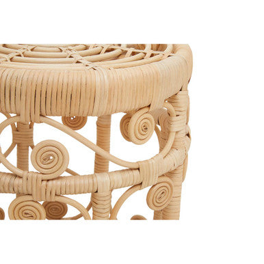 Natural Rattan Set of 2 Tables