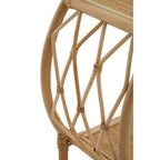 Three Tier Rattan Bar Trolley in Natural Finish