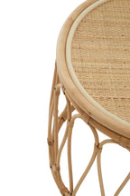 Natural Rattan Round Side Table