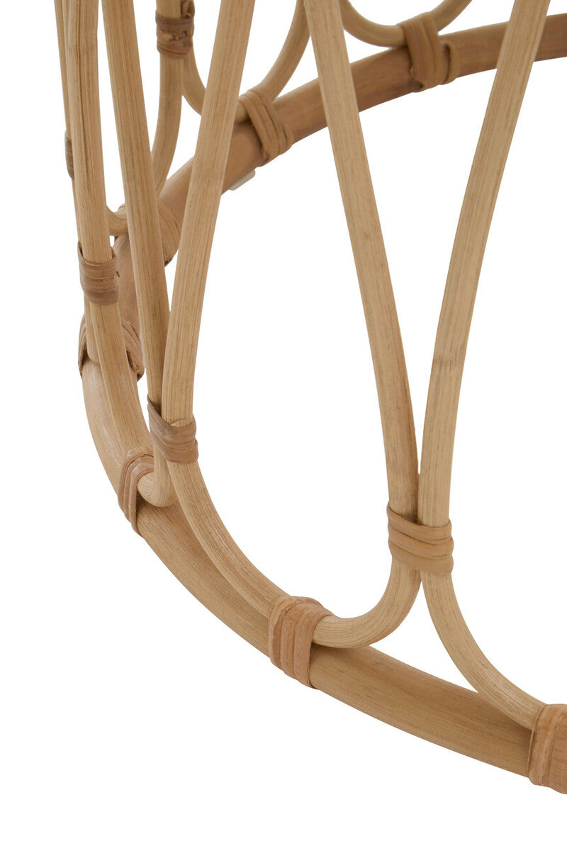 Natural Rattan Round Side Table